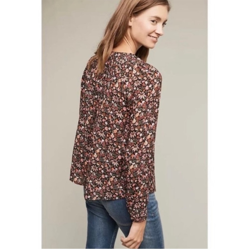 Anthropologie Maeve Ditsy Floral Button up shirt - Picture 2 of 7